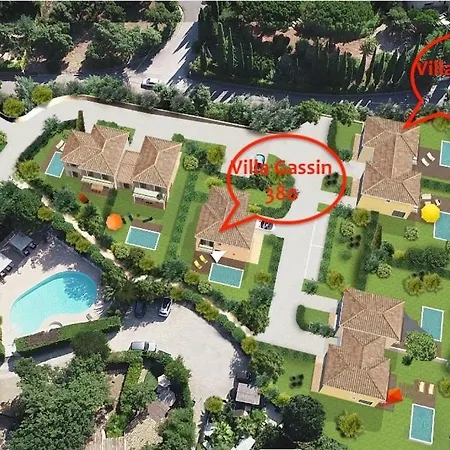 Villagassin 380 Luxury With Private Pool Near - Airco-parking Villa Saint-Tropez